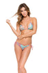 Luli Fama Mariposita Caribeña Crystallized Wavey Triangle Top